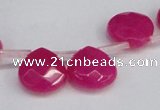 CCN3915 Top-drilled 13*13mm briolette candy jade beads wholesale