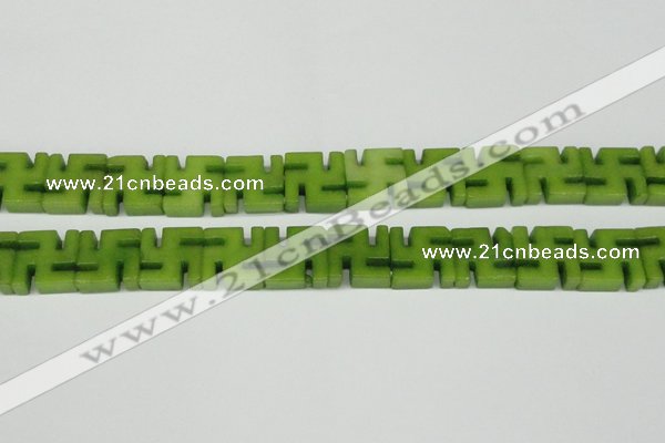 CCN3964 15.5 inches 20*20mm svastika candy jade beads wholesale