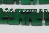 CCN3965 15.5 inches 20*20mm svastika candy jade beads wholesale