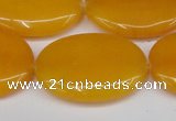 CCN3985 15.5 inches 30*40mm oval candy jade beads wholesale