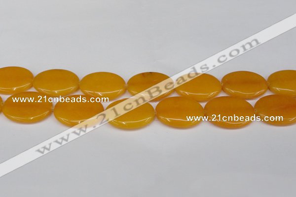 CCN3985 15.5 inches 30*40mm oval candy jade beads wholesale