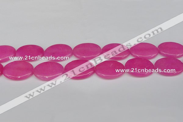 CCN3987 15.5 inches 30*40mm oval candy jade beads wholesale