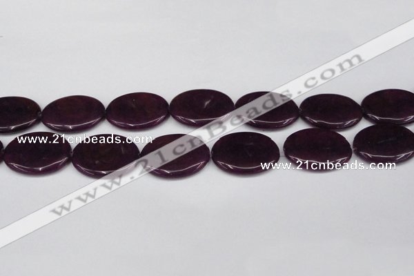 CCN3992 15.5 inches 30*40mm oval candy jade beads wholesale