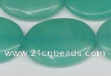 CCN3993 15.5 inches 30*40mm oval candy jade beads wholesale