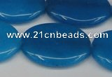 CCN3994 15.5 inches 30*40mm oval candy jade beads wholesale