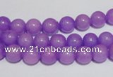 CCN40 15.5 inches 8mm round candy jade beads wholesale