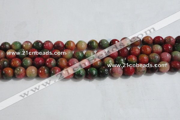 CCN4003 15 inches 10mm faceted round candy jade beads wholesale