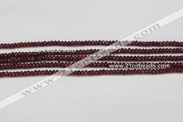 CCN4104 15.5 inches 2*4mm faceted rondelle candy jade beads