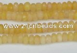 CCN4105 15.5 inches 2*4mm faceted rondelle candy jade beads