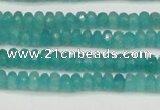 CCN4106 15.5 inches 2*4mm faceted rondelle candy jade beads