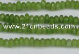 CCN4108 15.5 inches 2*4mm faceted rondelle candy jade beads