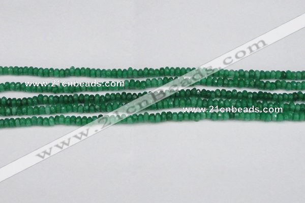 CCN4109 15.5 inches 2*4mm faceted rondelle candy jade beads