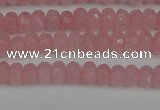 CCN4122 15.5 inches 4*6mm faceted rondelle candy jade beads