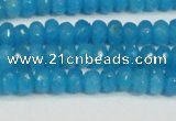 CCN4133 15.5 inches 4*6mm faceted rondelle candy jade beads