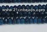 CCN4136 15.5 inches 4*6mm faceted rondelle candy jade beads