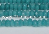 CCN4138 15.5 inches 4*6mm faceted rondelle candy jade beads