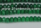 CCN4141 15.5 inches 4*6mm faceted rondelle candy jade beads