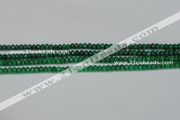 CCN4141 15.5 inches 4*6mm faceted rondelle candy jade beads