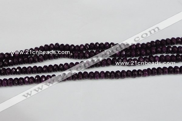 CCN4164 15.5 inches 5*8mm faceted rondelle candy jade beads