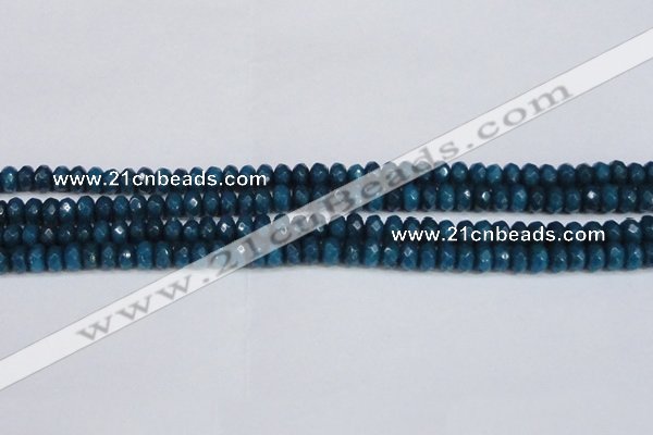 CCN4167 15.5 inches 5*8mm faceted rondelle candy jade beads