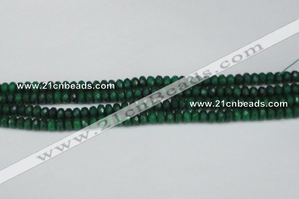 CCN4170 15.5 inches 5*8mm faceted rondelle candy jade beads