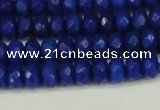 CCN4171 15.5 inches 5*8mm faceted rondelle candy jade beads