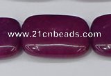 CCN4195 15.5 inches 18*25mm rectangle candy jade beads wholesale