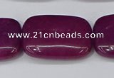 CCN4195 15.5 inches 18*25mm rectangle candy jade beads wholesale