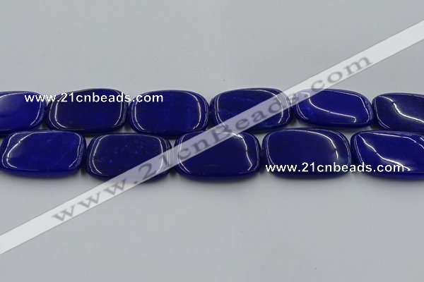 CCN4209 15.5 inches 30*40mm rectangle candy jade beads wholesale