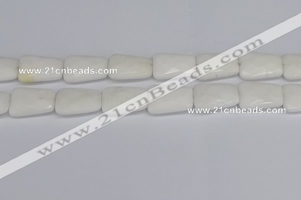 CCN4250 15.5 inches 18*25mm faceted trapezoid candy jade beads