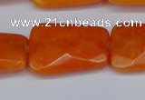 CCN4251 15.5 inches 18*25mm faceted trapezoid candy jade beads