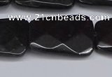 CCN4258 15.5 inches 18*25mm faceted trapezoid candy jade beads