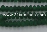 CCN4504 15.5 inches 3*5mm rondelle matte candy jade beads