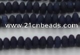 CCN4508 15.5 inches 3*5mm rondelle matte candy jade beads