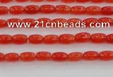 CCN4512 15.5 inches 3*5mm rice candy jade beads wholesale