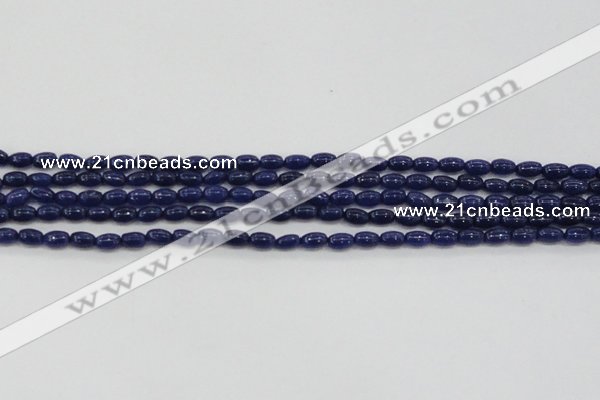 CCN4522 15.5 inches 4*6mm rice candy jade beads wholesale