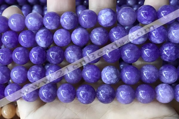 CCN5006 15.5 inches 8mm & 10mm round candy jade beads wholesale