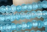 CCN5112 15 inches 3*4mm faceted rondelle candy jade beads