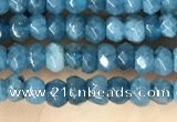 CCN5113 15 inches 3*4mm faceted rondelle candy jade beads