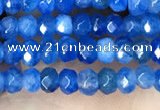 CCN5114 15 inches 3*4mm faceted rondelle candy jade beads