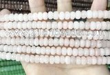 CCN5131 15 inches 5*8mm faceted rondelle candy jade beads