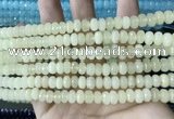 CCN5135 15 inches 5*8mm faceted rondelle candy jade beads