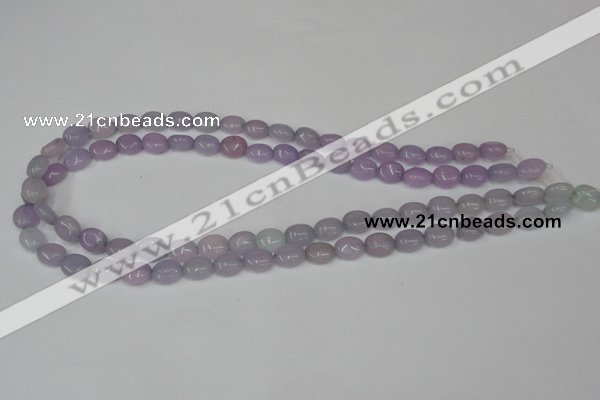 CCN514 15.5 inches 8*10mm oval candy jade beads wholesale