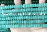 CCN5152 15 inches 5*8mm faceted rondelle candy jade beads