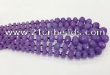 CCN5171 5*8mm - 14*20mm faceted rondelle candy jade graduated beads