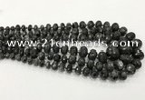 CCN5177 5*8mm - 14*20mm faceted rondelle candy jade graduated beads