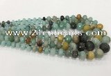 CCN5178 5*8mm - 14*20mm faceted rondelle candy jade graduated beads