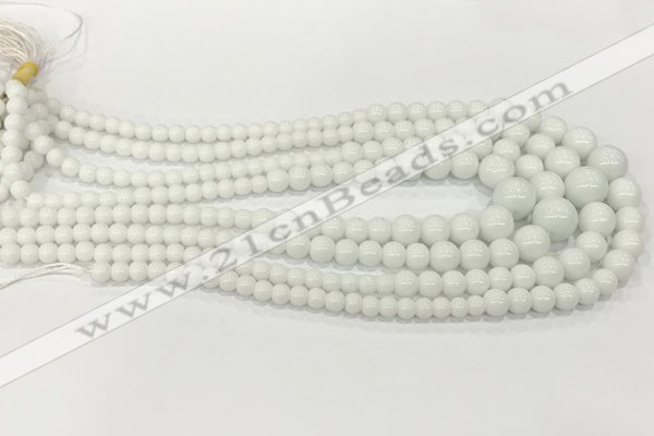 CCN5186 6mm - 14mm round candy jade graduated beads