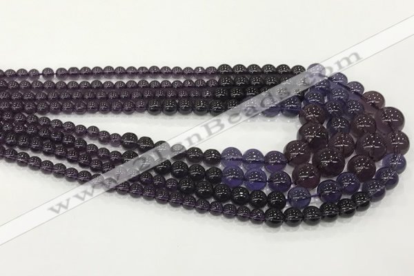 CCN5202 6mm - 14mm round candy jade graduated beads