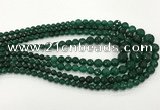 CCN5213 6mm - 14mm faceted round candy jade graduated beads